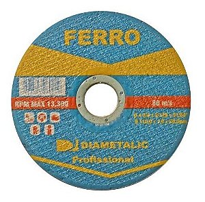 Disco Corte Fino Ferro Profissional 114,3 mm Diametalic