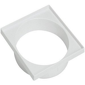 Porta Grelha Quadrada Branco 100mm Tigre