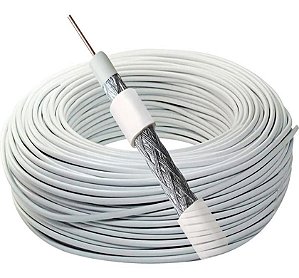 Cabo Coaxial Rge06 Malha 60% - 30 Metros