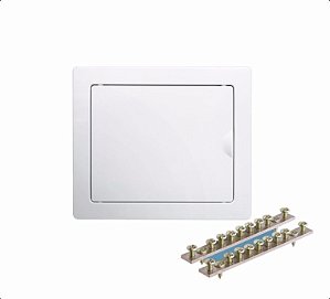 Quadro De Distribuição 6/8 + Barramentos Embutir Fame
