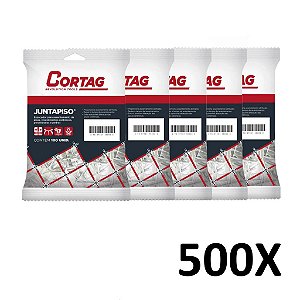 Kit 500 Espaçador Cruzeta Juntapiso e Azulejo 3,0mm Cortag