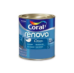 Tinta Renova Creme Pintura Paredes Teto Antimofo 800ml Coral