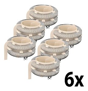 Kit 6 Resistência 220v 6800w Ducha Eletrônica Fit Hydra