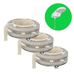 Kit 3 Resistência Ducha Fit 6800w 220v Hydra Zagonel