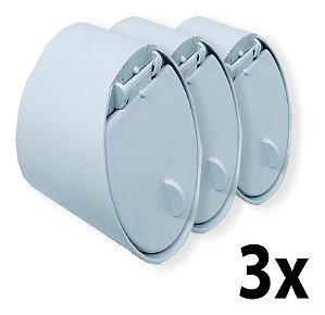 Kit 3 Válvula De Retenção Anti-rato Para Canos Pvc 3''