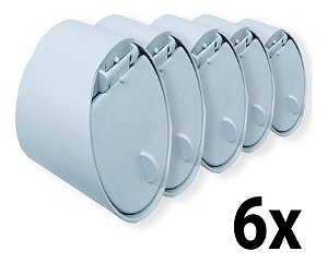 Kit 6 Válvula De Retenção Anti-rato Para Canos Pvc 4''