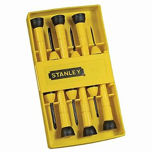 Kit 6 Chaves Consertos Relojoeiro/Celular Precisão Stanley