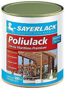 Verniz Marítimo Brilhante Premium Poliualack 900ml Sayerlack