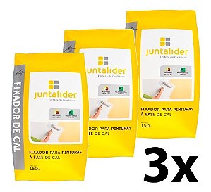 Kit 3 Fixador De Cal 150ml Juntalider