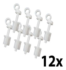 Kit 12 Conjunto Fixação P/ Assento Sanitário Tpjpf Astra