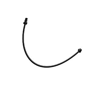 Engate Flexível 1/2 X 40cm Água Fria Pvc Preto Astra