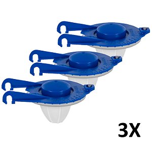 Kit 3 Obturador Universal P/ Caixa Acoplada Ksou Astra