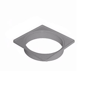 Porta Grelha Quadrada Cinza 100mm Tigre