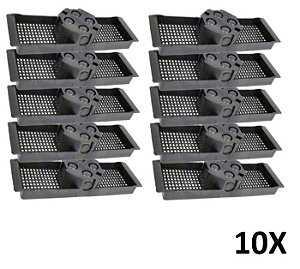 Kit 10 Caixa Luz Suporte P/ Laje Octogonal 30cm Tuboline