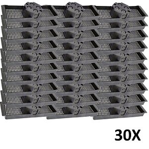 Kit 30 Caixa Luz Suporte P/ Laje Octogonal 30cm Tuboline