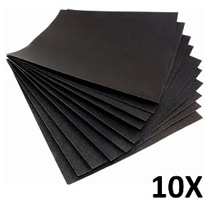 Kit 10 Lixas D'água Grão 240 23cm X 28cm