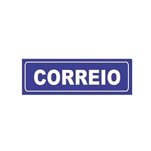 Placa de Aviso e Sinalização Portas Correios 15cmx5cm