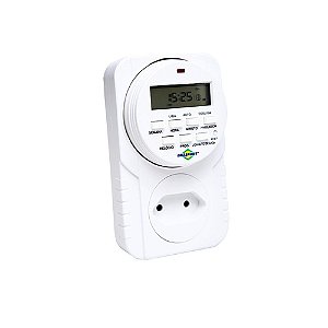 Temporizador Timer Digital Tomada Bivolt Programável 110/220