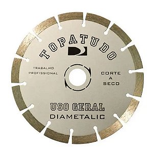 Disco Corte Diamantado Segmentado Topa Tudo 180mm Diametalic