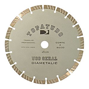 Disco Corte Diamantado Segmentado Topa Tudo 230mm Diametalic