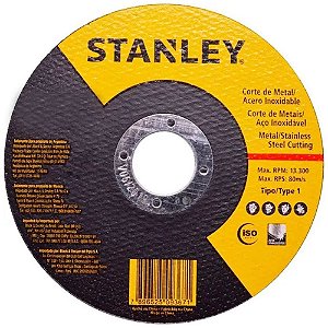 Disco Corte P/ Metal 115x22mm 4.1/2''x7/8'' STA0410F Stanley