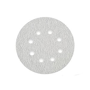 Kit 10 Disco Lixa Pluma Orbital 125mm 5" 8 Furos Grão 120