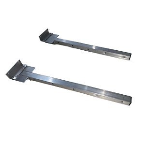 Varal Articulado Retrátil Dobrável Parede Prata 50cm C/ Fio