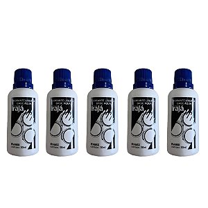 Kit 5 Pigmento Corante Líquido Bisnaga Tinta 50ml Azul