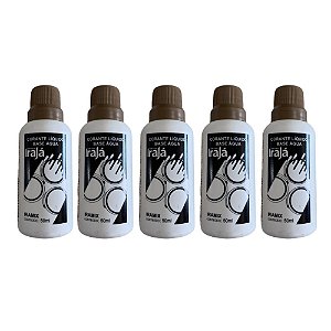 Kit 5 Pigmento Corante Líquido Bisnaga Tinta 50ml Castanho