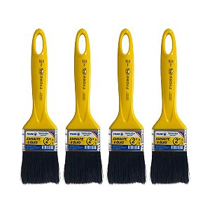 Kit 4 Trincha Pincel P/ Pintura Tinta Esmalte Óleo 2'' Tigre