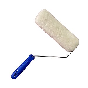 Rolo Pintura Pele Carneiro Látex Acrílica C/ Cabo 23cm Tigre