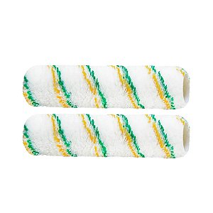 Kit 2 Rolo Pintura Anti Respingo Lã Poliamida 23cm Tigre