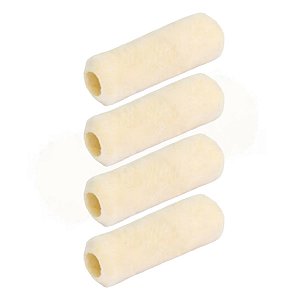 Kit 4 Rolo Pintura Econômico Lã Sintética 23cm Tigre