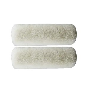 Kit 2 Rolo Pintura Pele Carneiro Látex Acrílica 23cm Tigre