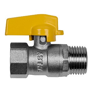 Registro Válvula Esférica Reta RM X RF 1/2'' Pex Gás Astra