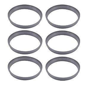 Kit 6 Porta Grelha Ralo Redondo Caxilho Cinza 150mm Tigre