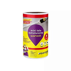 Mini Tela Estruturante P/ Rodapé Ralos 21cm x 5m Quartzolit