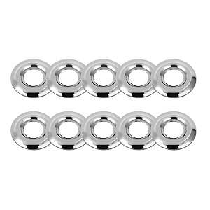 Kit 10 Canopla Tampa Acabamento Torneira Inox Cromado 3/4''