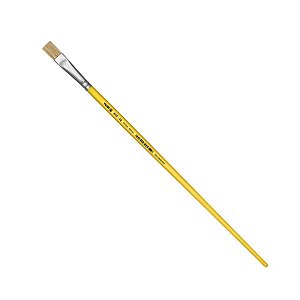 Pincel Chato Longo Cerda Natural 815-10 Nº10 Médio Tigre