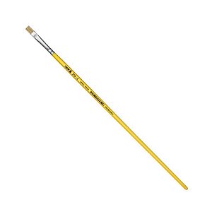 Pincel Chato Cabo Longo Cerda Natural 815-2 Nº2 Fino Tigre
