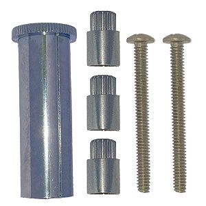 Prolongador Registro 16 Estrias P/ Deca Docol Cromado 30mm
