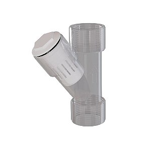 Junção Filtro Y Conexão Roscável PVC Cristal 3/4'' Estrela