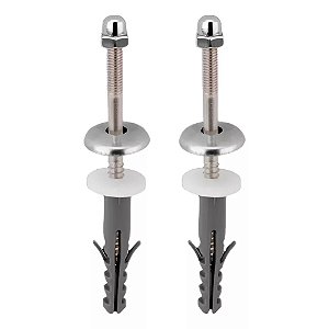 Kit Fixação Inox P/ Tanque Lavatório Bacia Bucha N12 Forusi