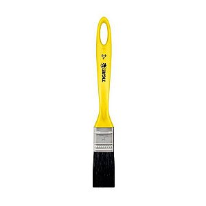 Trincha Pincel Esmalte Óleo 1'' Amarela Tigre