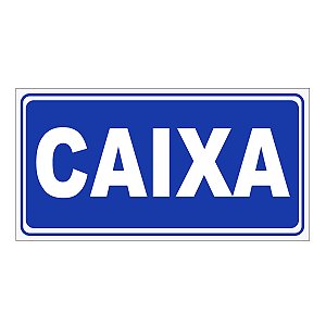 Placa de Aviso e Sinalização Portas Caixa 20cmx15cm PVC