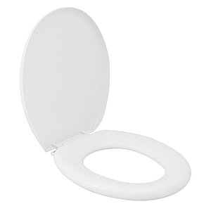 Assento Sanitário Oval Universal Almofadado Branco Astra