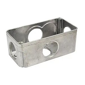 Condulete Multiplo Dailet Tipo X Sem Tampa 1" Alumínio Imar