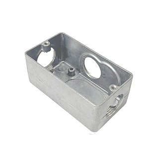 Condulete Multiplo Dailet Tipo T Sem Tampa 3/4" Alumínio