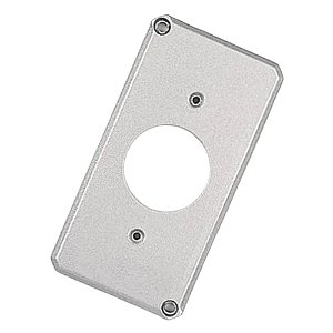 Tampa P/ Condulete 1 Posto Tomada Redonda 1" Alumínio Imar