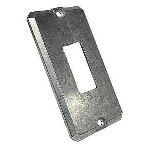 Tampa Espelho P/ Condulete 1 Posto 1 Tomada 3/4" Alumínio